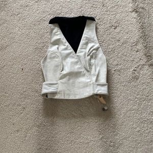 Wilson’s leather crop top